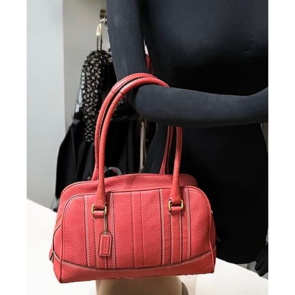 Y2K Coach 10526 Hamilton Pebble Leather Satchel Bag - Picture 9 of 14